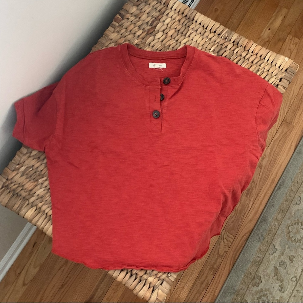 Madewell 100% Cotton Boxy Tee